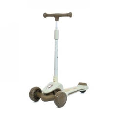 Самокат детский трехколесный JR3-131-BRN, колеса со светом