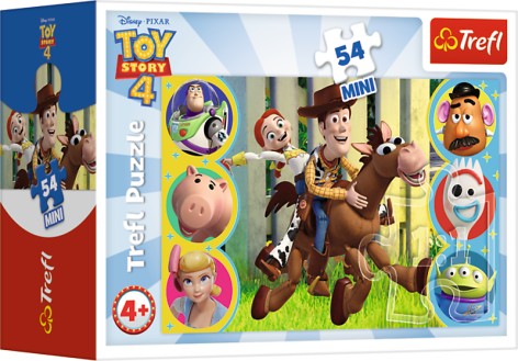 Пазлы - (54 Элм. Мини) - Веселый мир игрушек / (54165) / Toy Story 4