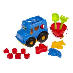 Сортер-автобус "Бусик" №3 Colorplast 0268  Синій