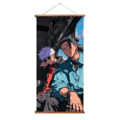 Інтер'єрна картина Гобелен "Гето Сугуру та Сатору Годжо" OT1022, 40х80 см