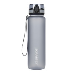 Пляшка для води UZSPACE 3038(Grey) 1000 мл, сіра