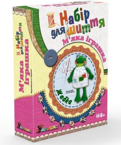 Дитячий набір для творчості "Жабка" MI-003 шиття м'якої іграшки