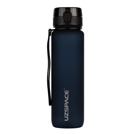 Пляшка для води UZSPACE 3038(Dark-Blue) 1000 мл, темно-синя