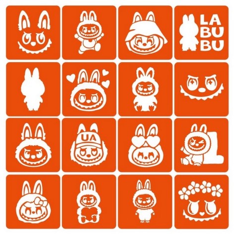 Набір трафаретів для біо-тату 