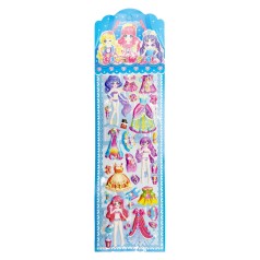 Дитячий набір наліпок 992327-1 для дівчат, ПВХ, 33х10 см