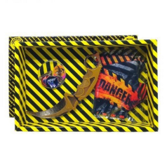 УЦІНКА! Сувенірні ножі дерев'яні набір BOX 