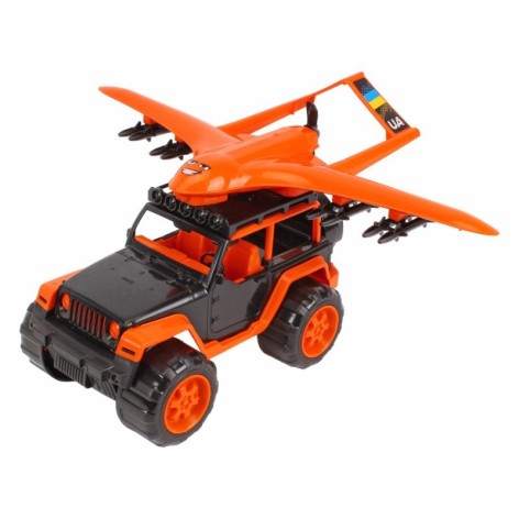 Ігровий набір транспорту "Позашляховик та Безпілотник" 0853TXK