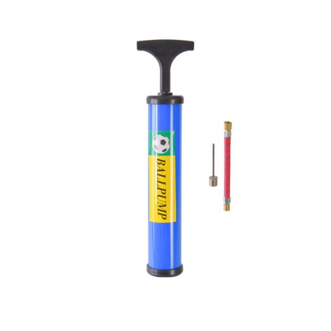 Ручний насос для м'ячів N41504(Blue) 25 см, голка для накачування та гнучкий шланг