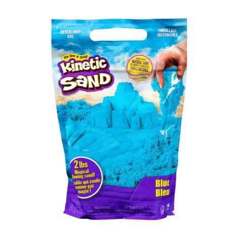 Пісок для дитячої творчості "COLOUR" Kinetic Sand 71453B, синій 907 г