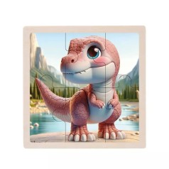 Детский деревянный пазл-вкладыш 