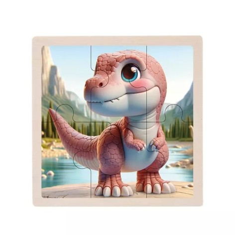 Детский деревянный пазл-вкладыш 