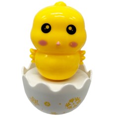 Дитяча неваляшка "Курча" 657-55(Yellow) 7,5 см, брязкальце