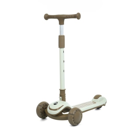 Самокат детский трехколесный JR3-128-BRN, колеса со светом