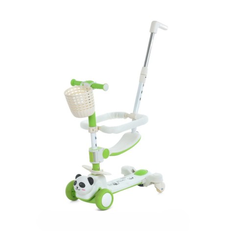 Самокат детский трехколесный 5 в 1 JR3-142-GR, колеса со светом