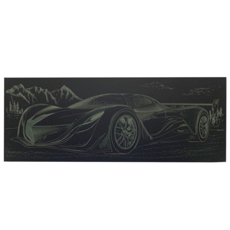 Гравюра панорама 