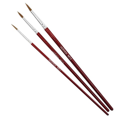 Набір художніх пензликів RA-7686(DSCN5030) в наборі 3 штуки