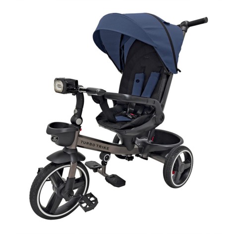 Дитячий триколісний велосипед MT 1002-9 темно-синій