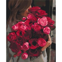 Картина за номерами "Букет від найріднішого" Brushme BS52547 40х50 см