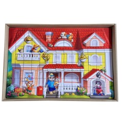 Дерев'яний пазл-вкладиш 