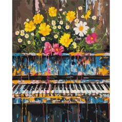 Картина за номерами "Експресія музики" BS54046, 40x50 см