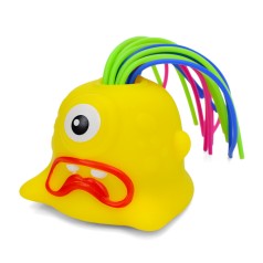 Дитяча іграшка-антистрес "Монстрик" FG231109065Q(Yellow) звук та світло, 5 см