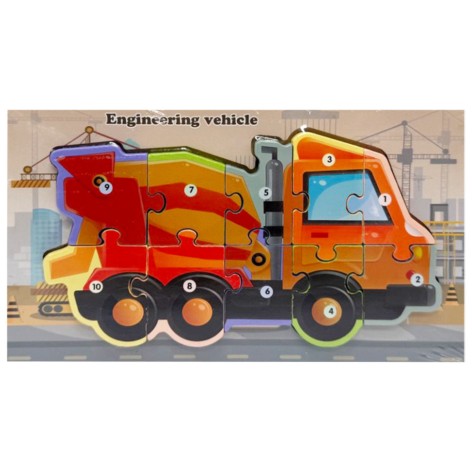 Дерев'яний пазл-вкладиш 