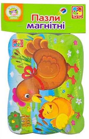 Детские пазлы на магните 