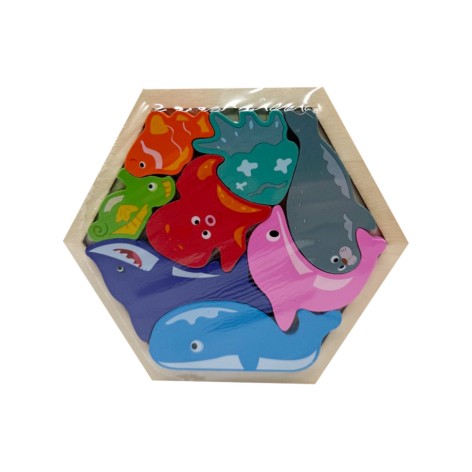 Дитячий дерев’яний пазл вкладиш 