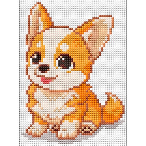 Алмазна мозаїка без підрамника для дітей 