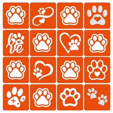 Набір трафаретів для біо-тату 