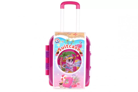 Игрушечный чемодан для игрушек 7037TXK розовый