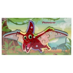 Дерев'яний пазл-вкладиш "Pterosaur" MD 1924-8, 10 елементів