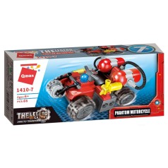 Конструктор Qman 1410-1-8 Пожежна техніка, 79 дет  Phantom Motorcycle