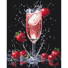 Картина за номерами "Ігристе задоволення" BS54152, 40х50 см 