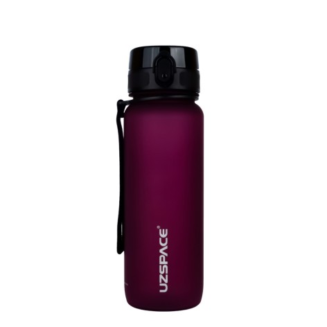 Пляшка для води UZSPACE 3053(Burgundy) 800 мл, бордова