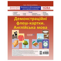 Демонстраційні флеш-картки Англійська мова ЗПП 051 двосторонні