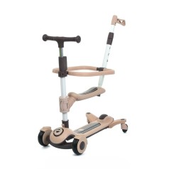 Самокат детский трехколесный 3 в 1 JR3-127-BRN, колеса со светом