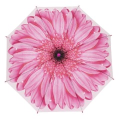 Зонт-трость детский UM14001 диаметр 65 см, со свестком Розовый