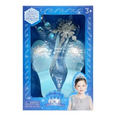 Набір аксесуарів для дівчат QS00025D1(Blue) блакитний, туфлі в комплекті