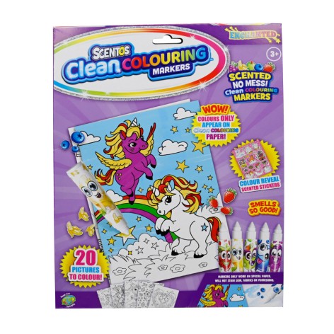 Ароматний набір для творчості Чарівний світ Scentos 20210 серії "Clean Colouring"