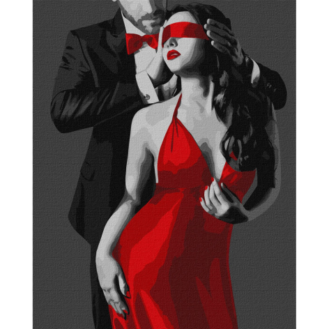 Картина за номерами "Колір пристрасті" Ідейка KHO8518 40х50 см                                          