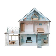 Дитячий дерев'яний будиночок для ляльок Морська вілла TG300756080, 75х60х80 см