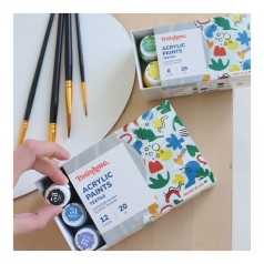 Акрилова фарба текстильна Набір 4001 Brushme AP4001 6 кольорів