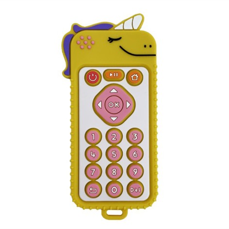 Силіконовий прорізувач пульт "Єдиноріг" MGZ-0425(Yellow)