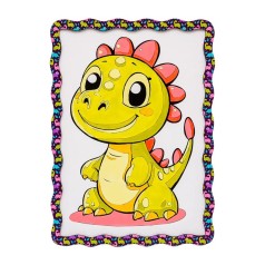 Дитячий набір для розпису по дереву "Динозаврик" Puz-22946 формат А4