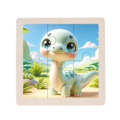 Детский деревянный пазл-вкладыш 