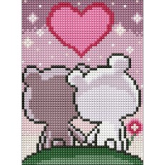 Алмазна мозаїка без підрамника для дітей 