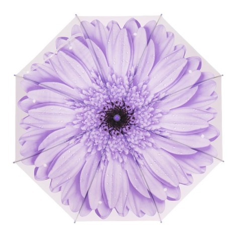 Зонт-трость детский UM14001 диаметр 65 см, со свестком Фиолетовый