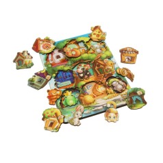 Дерев'яний пазл-вкладиш 