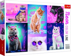 Пазли - (1000 елм.) - Неонові малюнки: 